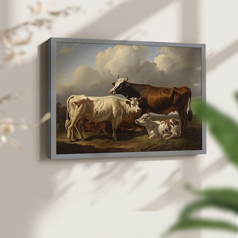Faune, série XXVII, reproduction encadrée, H 11 po x l 14 po, Gris