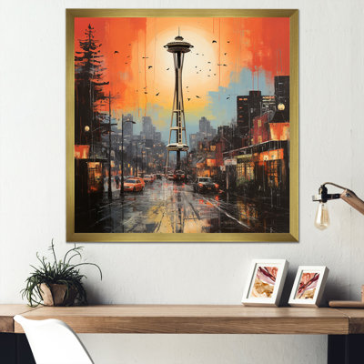Pop Art Seattle City View - art mural Seattle