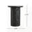 Concrete Black Marble Effect Side Table
