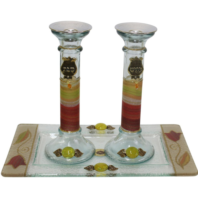 Glass Candlestick