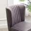 Fauteuil d'appoint rembourré en velours de style contemporain