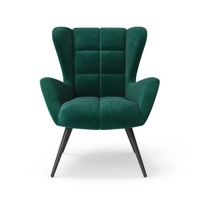 Dalton Accent Chair Blue Velvet