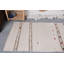 Tapis blanc de luxe blanc, tapis modernes, tapis de couloir 3,2 x 9,1 pi, tapis turc, tapis rétro