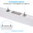 Grille Dimmable Rectangle Strip Ceiling Light