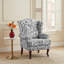 Upholstered Wingback Chair-1557988331