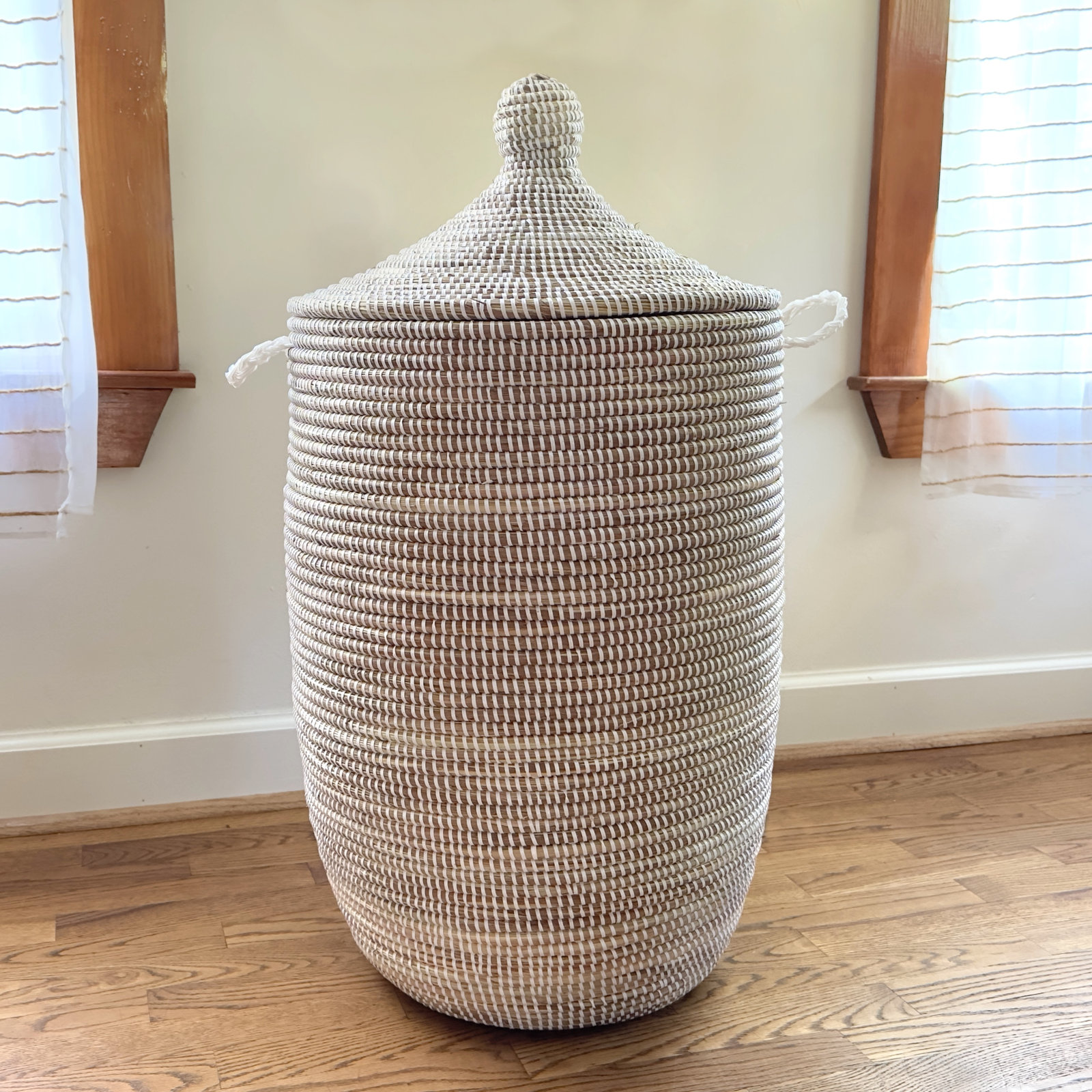 Senegalese Seagrass Laundry Hamper