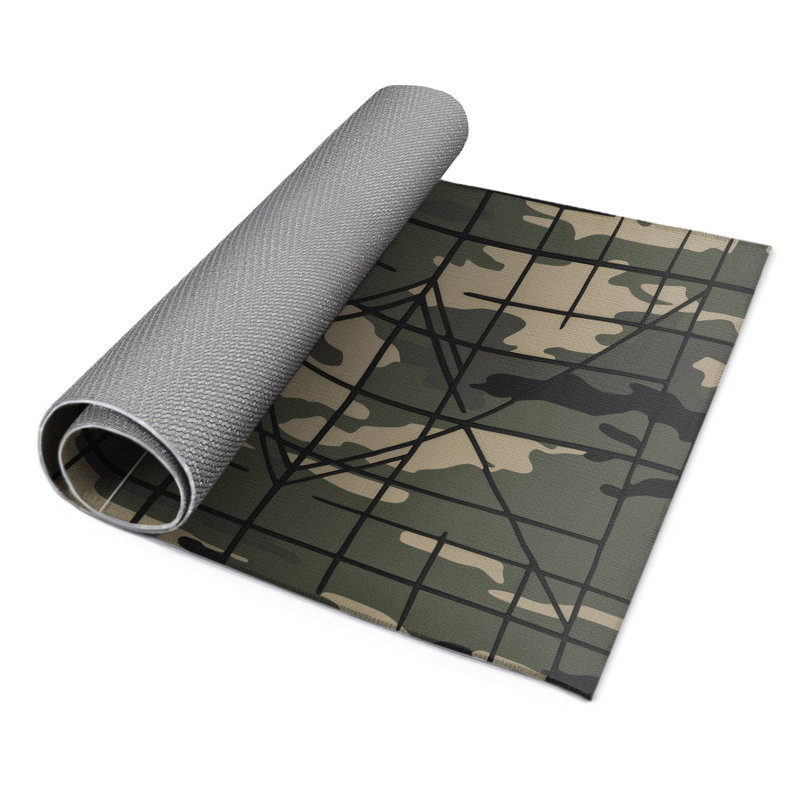 Tapis intérieur et extérieur Grid Horizon, Rectangle 4pi x 6 pi