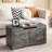 Lingle 39.4'' W Storage Bench with Flip Top Blanket Chest-382939532