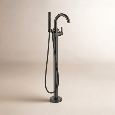 Delta Trinsic Single Handle Floor Mounted Freestanding Tub Filler