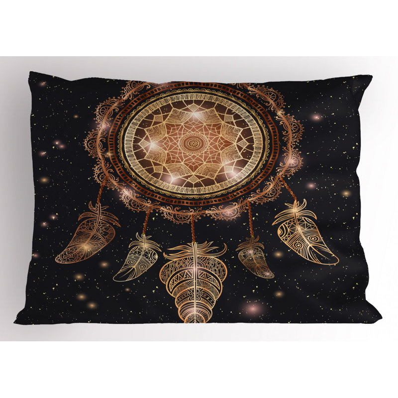 Starry Polyester Geometric Sham, Twin