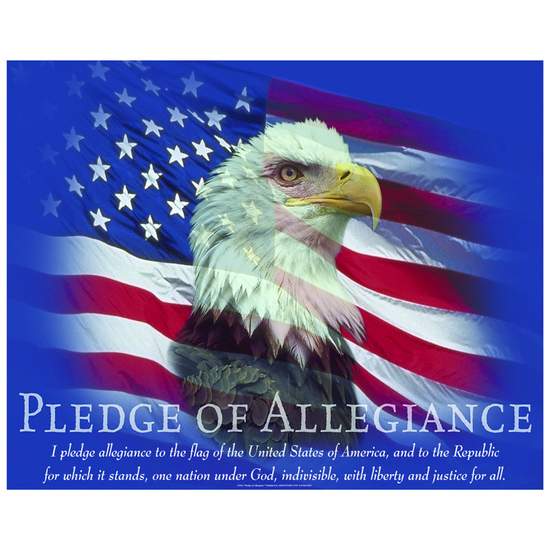 «Pledge of Allegiance», estampe numérique par Robert Downs - reproduction de photo sur papier sans cadre