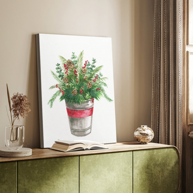 Hiver verts - galerie Cavas sur mesure, H 18 po x l 12 po