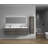 Seavy 83.4'' Double Bathroom Vanity with Plastic Top-1263948116