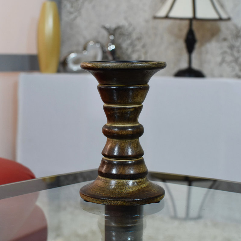 Pilier en bois 15 po, 1, Moyen brûlé_1, 6"