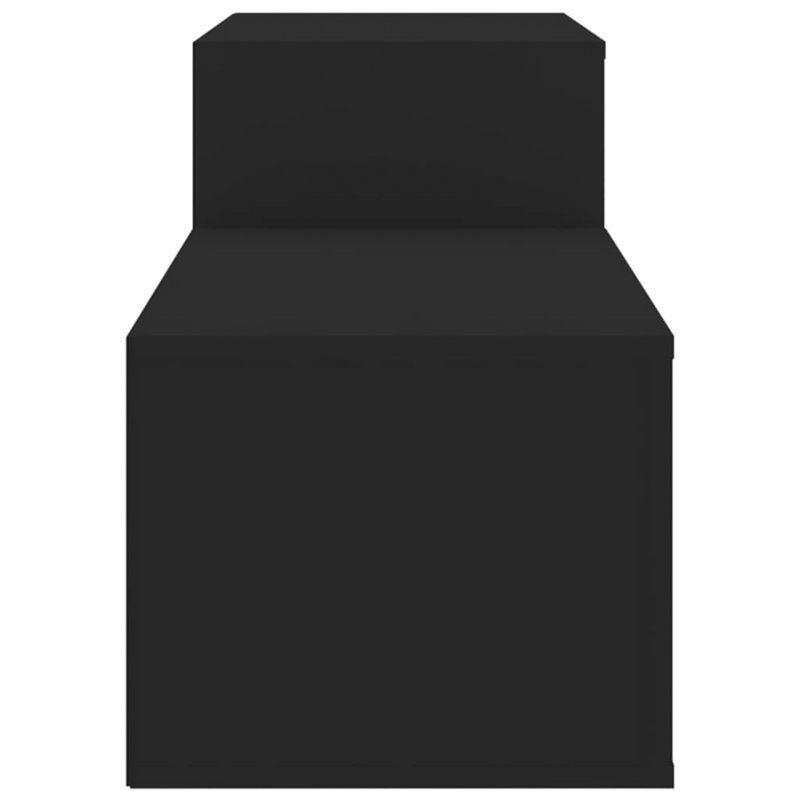 Dycus Polyurethane Upholstered Storage Bench, Black