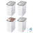 iDesign Large Airtight Kitchen Canister with Removable Pour Cap - Ideal for Kitchen Countertop or Pantry Storage