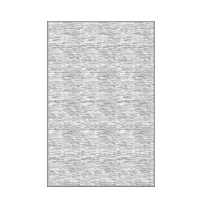 Tapis gris en polyester tissé à plat à la machine Carnstroan