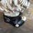 Muggly's 2 Piece Biker Dude and Babe in Motorcycle Attire Statue Planter Set