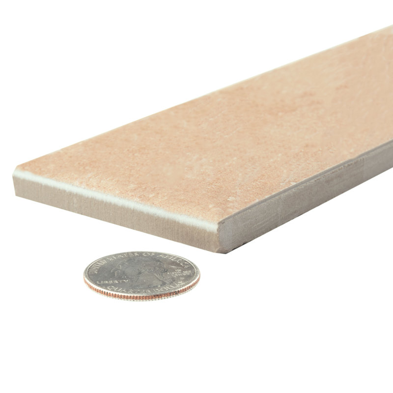 Brique Atlas 2-3 / 8 po X 9 3/4 po Carreau de porcelaine pour plancher et mur, Brun