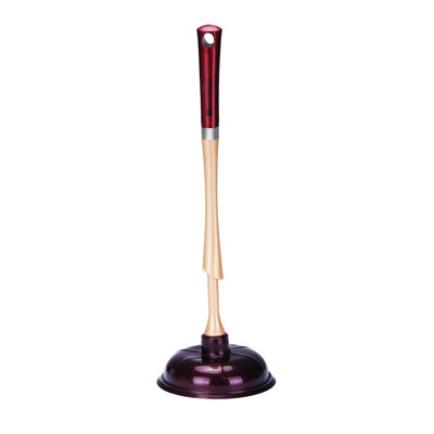 Instant Solution for Sink Drains and Clogged Toilets Free-Standing Plunger