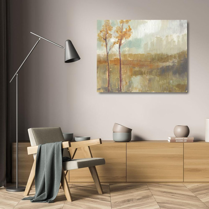 Art sur toile tendue avec Lark Manor ™ Goldberger, Jennifer, pastorale ocre I, H 20 po x l 24 po
