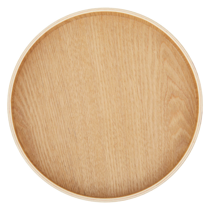 Sayreville Solid Wood Tray, 21cm H x 21cm W x 2cm D, Beige