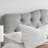 Tufted Upholstered Headboard, Solid Wood Head Board with Wood Legs, Adjustable Height Bed headboard from 47” to 63” Fabric Headboard in Modern Button Design-513705677-513705665