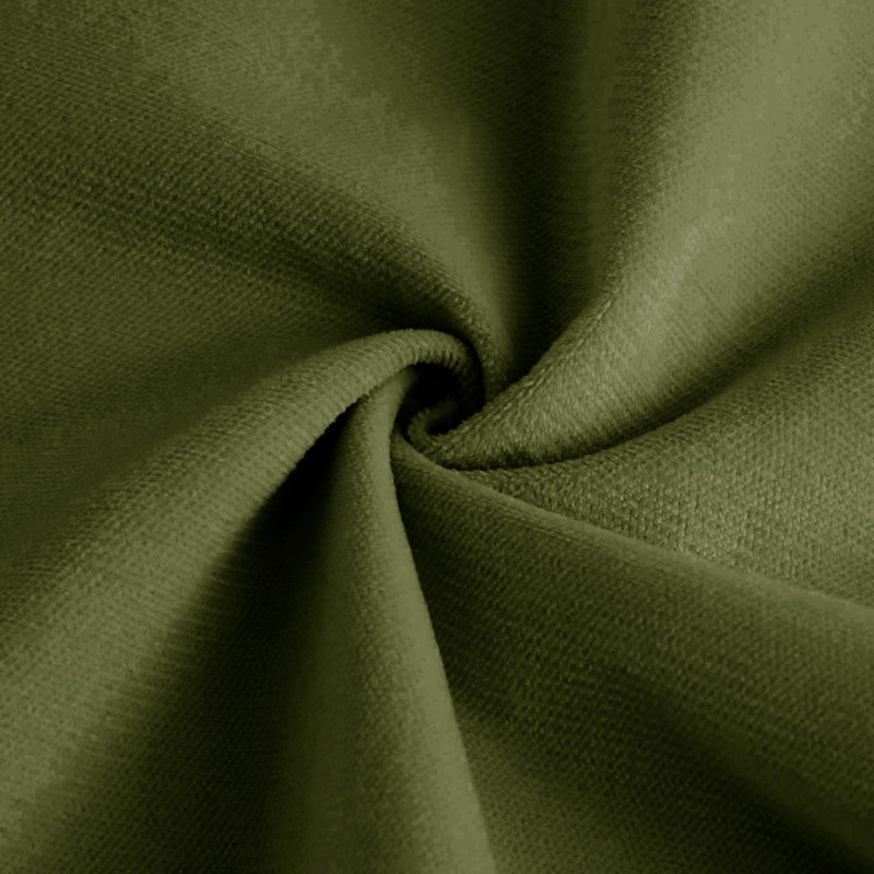 Canapé modulaire moderne en velours, Velours vert olive