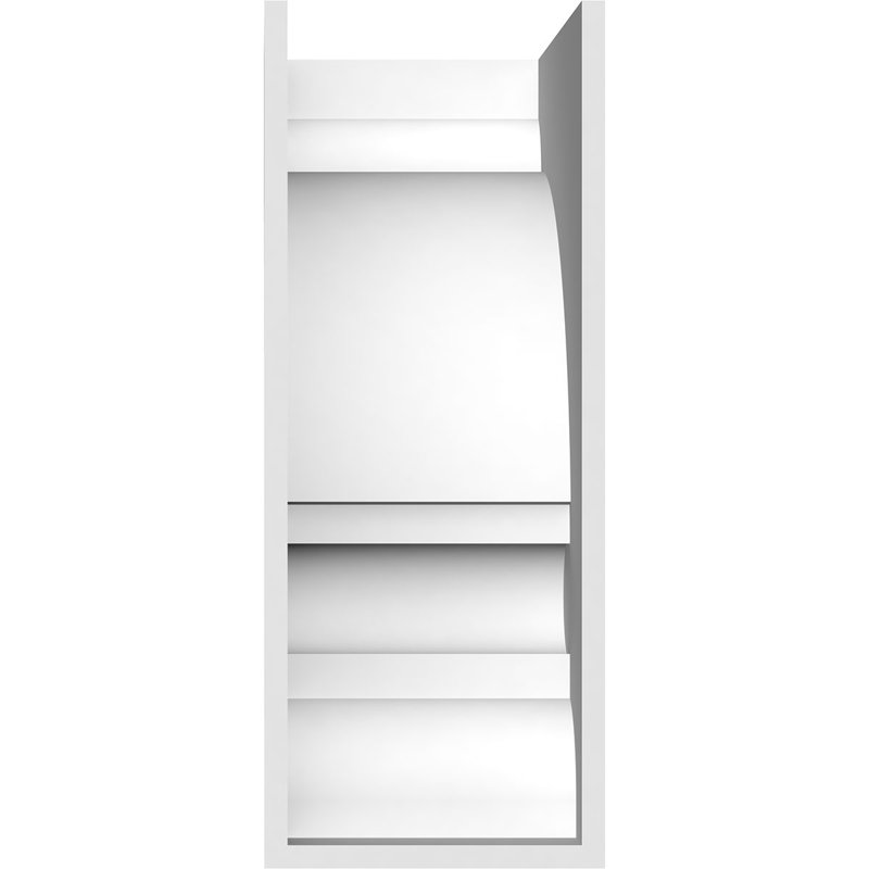 Corbeau en PVC standard de qualité architecturale Diane, H 14 po x l 5 po x P 10 po