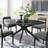 Crossroads Oval Wood Dining Table In Black-105920939