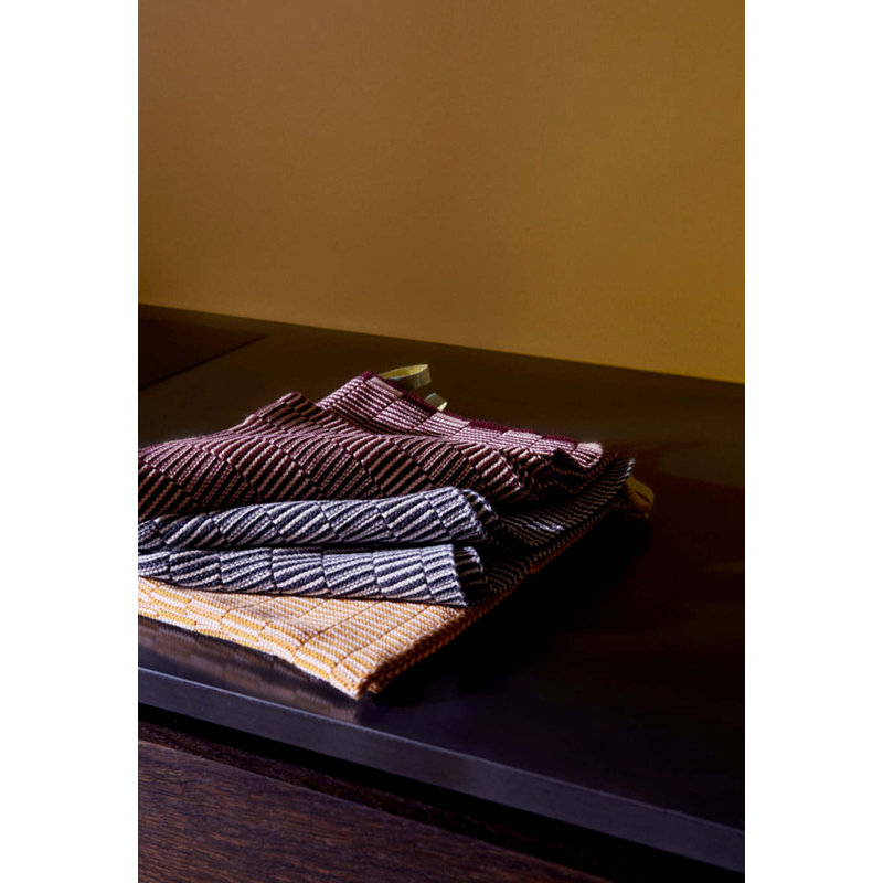 Stringa Cotton Dish Cloth Kitchen Towel, Caramel/Minty