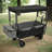 480Lbs Collapsible Wagon with Canopy,Wagon Stroller with 7" All-Terrain Wheels, Lightweight Foldable Wagon, Large Capacity for Camping, Shopping, Sports, and Garden Use, mosquito net-110289765