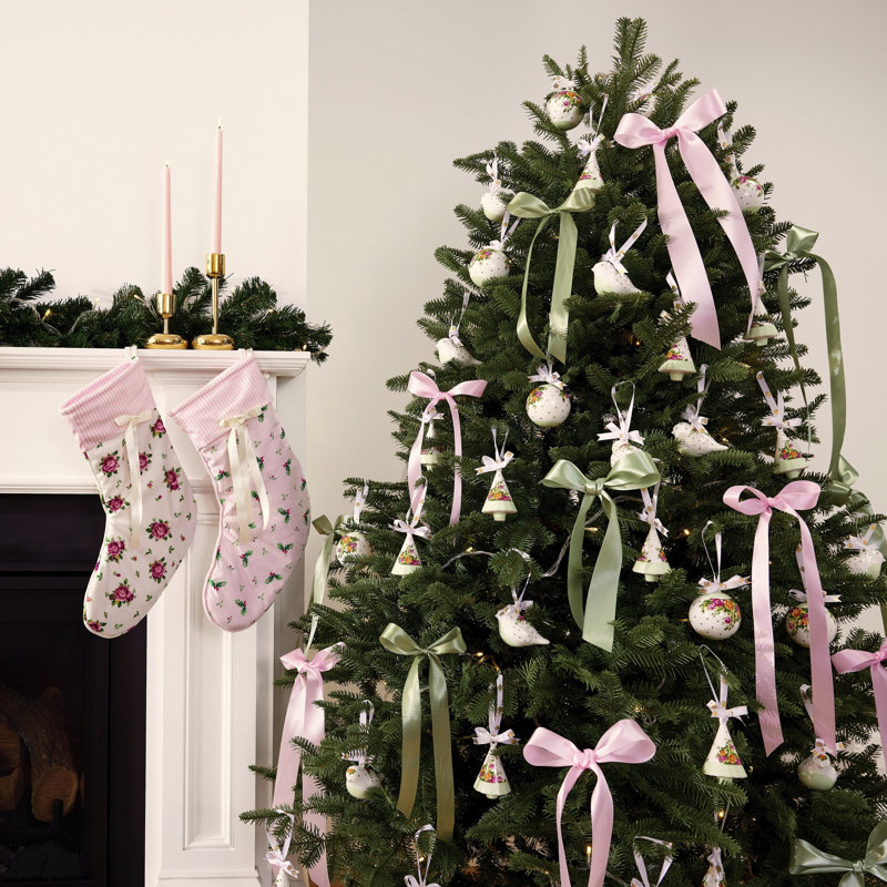 Ornement suspendu de Noël Royal Albert Old Country Roses