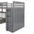 Twin-Twin Over Full L-Shaped Bunk Bed With 3 Drawers, Portable Desk And Wardrobe, Gray(OLD SKU:LT100542AAE)-1815436209
