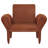 Liana Upholstered Roll Arm Accent Armchair