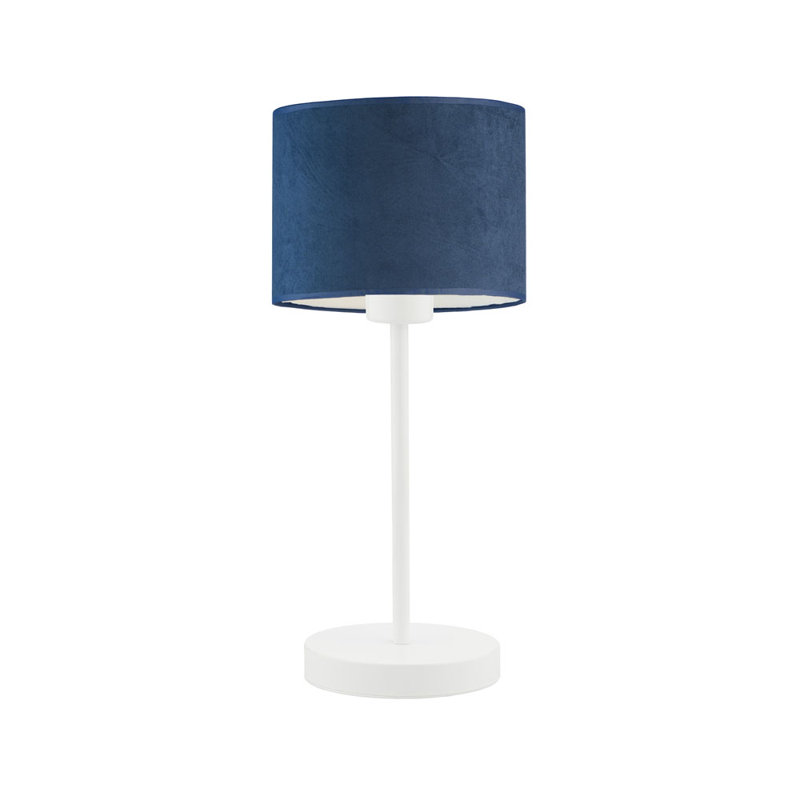 Letina Metal Desk Lamp, Navy, White