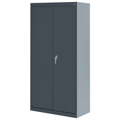 Classic Sandusky Lee Combination 36" W x 24" D x 72" H Steel Garage Storage Cabinet by Sandusky