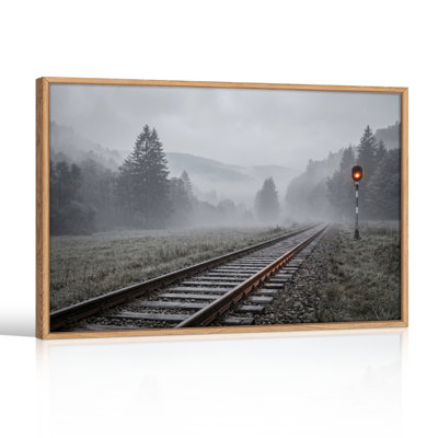 Ensemble de 1 tableau sur toile « Traces brumeuses »