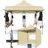 10 Ft. W x 10 Ft. D Up Canopy Tent with Awning,Heavy Duty Canopy UPF 50+ All Season Wind Waterproof Commercial Outdoor Street Vendors Party Tents for Parties Canopy with Carry Bag-101271582