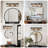 Farmhouse Bathroom Vanity Light,Rustic Wall Sconce With Wood Finish And Bubble Glass Shades-1984220639