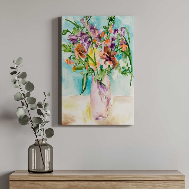 «Petals Unraveled I» par Melissa Wang, reproduction d'art sur toile, H 16 po x l 12 po, Toile tendue, Ne s’applique pas
