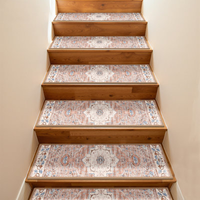 Tapis d'escalier intérieur antidérapant (ensemble de 15)