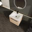 Ensemble de meuble-lavabo en résine Oak