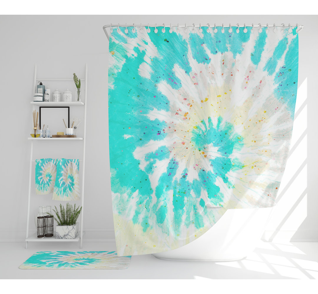 Nazhae Polyester Shower Curtain Set