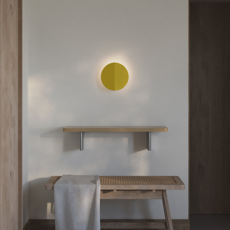 Lune Wall Sconce, Mustard