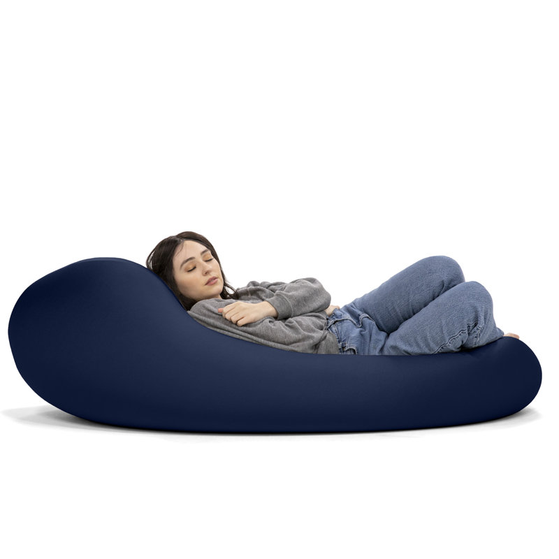 Nimbus Spandex Large Bean Bag Chair & Lounger, Navy