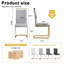 Chaises de salle à manger cantilever modernes Amari en similicuir avec base au fini doré (lot de 2)-1268853342-1214924634-1236662290