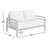 Townsend 55'' Wide Outdoor Loveseat with Sunbrella® Cushions-318370122-280725702