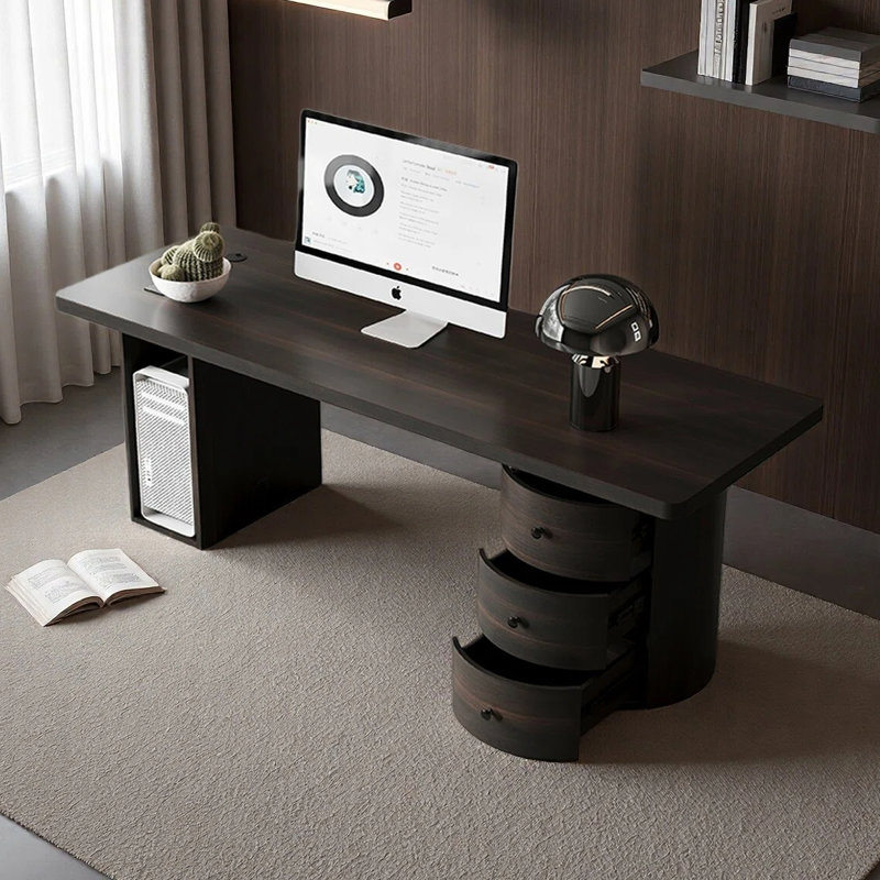 Bureau italien minimaliste, H 29,53 po x l 78,74 po x P 27,56 po