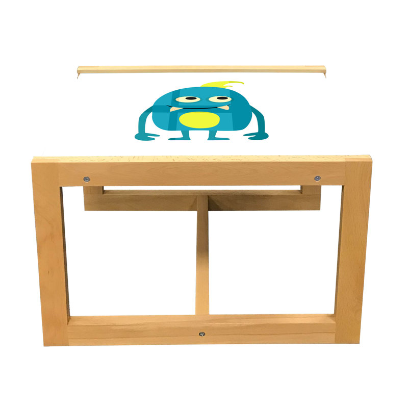 Sarai Trestle Coffee Table, 40cm H x 91cm W x 62cm D